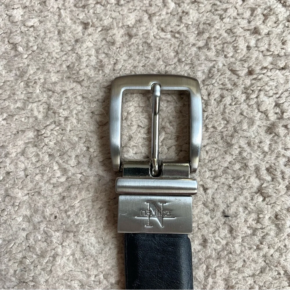 Nautica Black Men’s Leather Belt